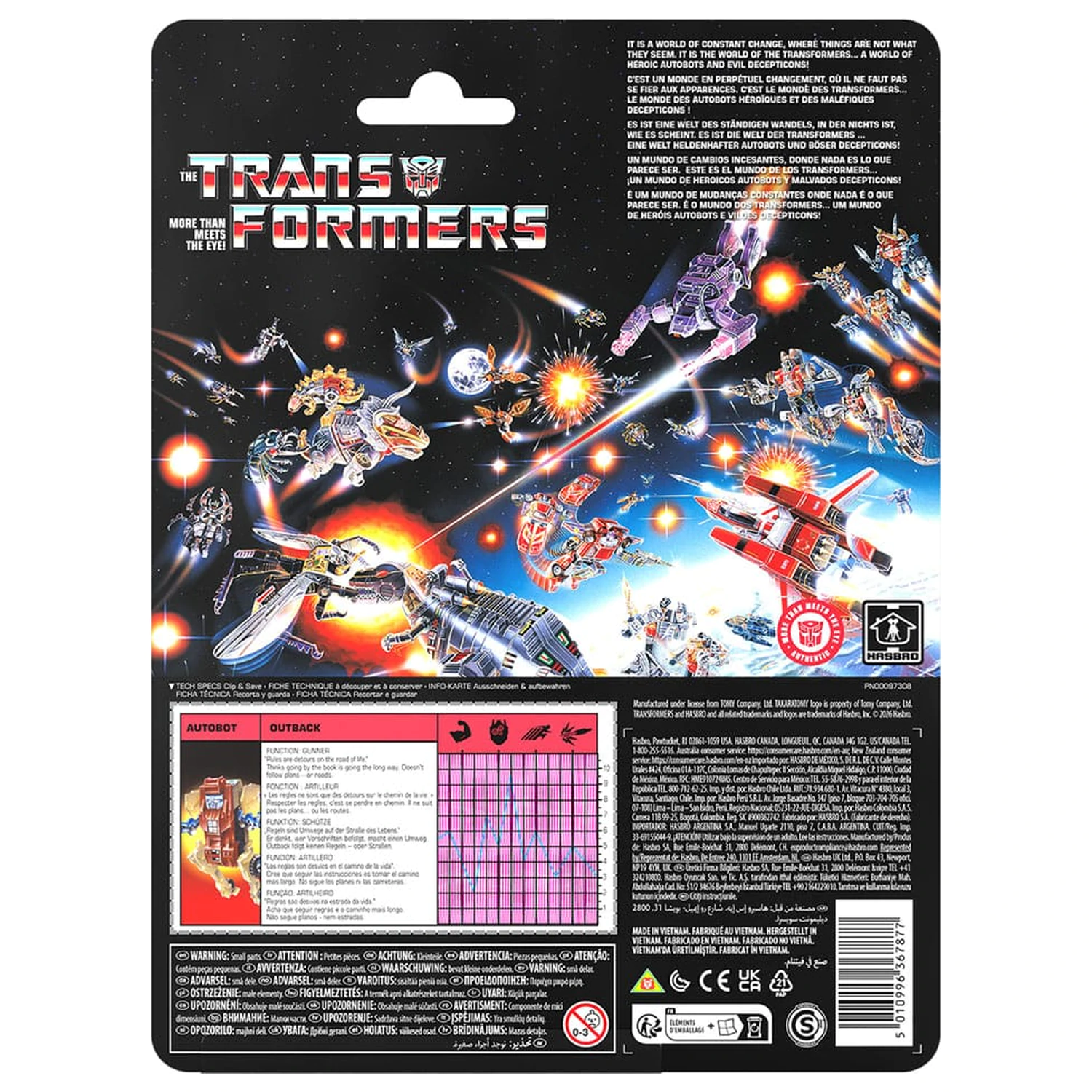 The Transformers Retro G1 Akcijska figura Autobot Outback 13 cm fotografija izdelka