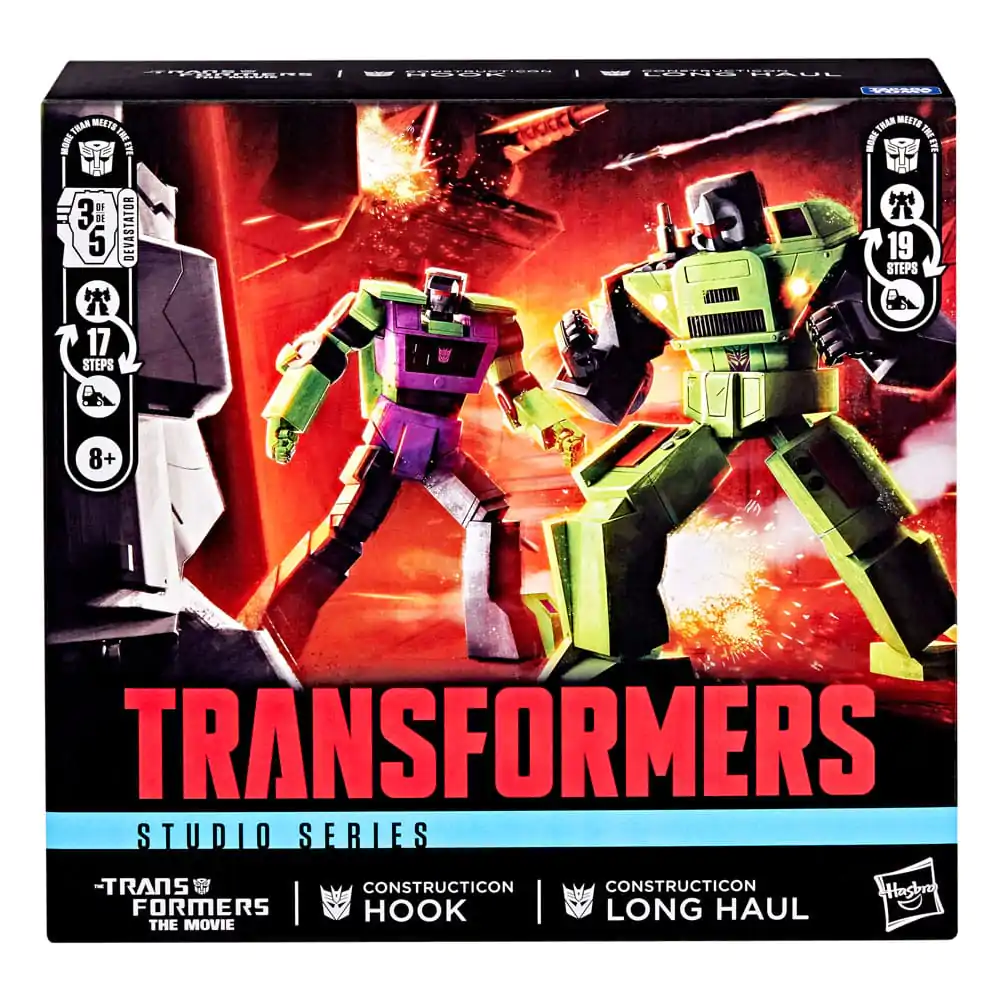 The Transformers: The Movie Akcijska figura 2-Pack Constructicon Hook & Constructicon Long Haul 16 cm fotografija izdelka