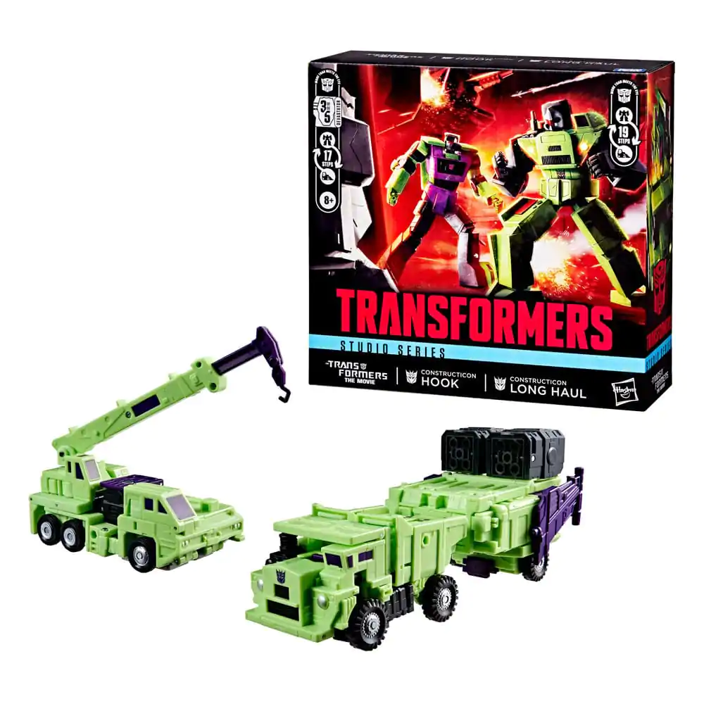 The Transformers: The Movie Akcijska figura 2-Pack Constructicon Hook & Constructicon Long Haul 16 cm fotografija izdelka
