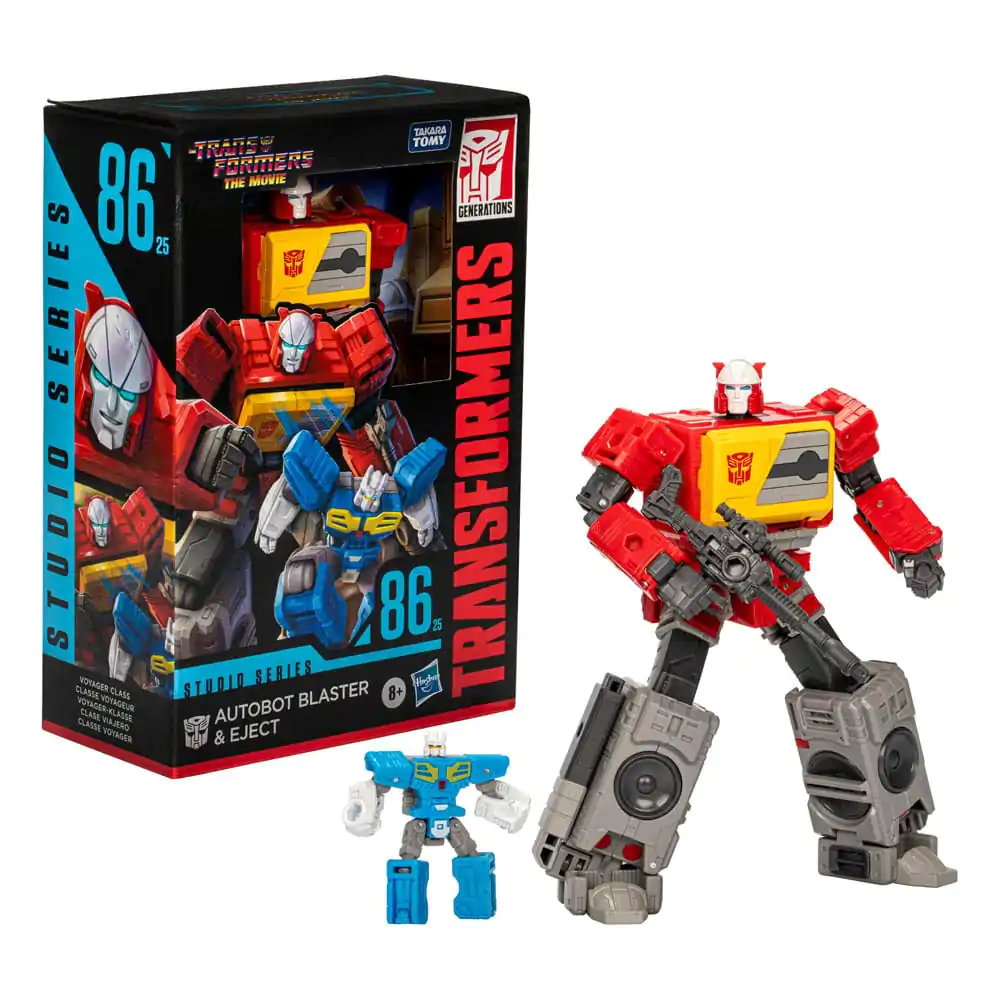 The Transformers: The Movie Generations Studio Series Voyager Class akcijska figura Autobot Blaster & Eject 16 cm fotografija izdelka