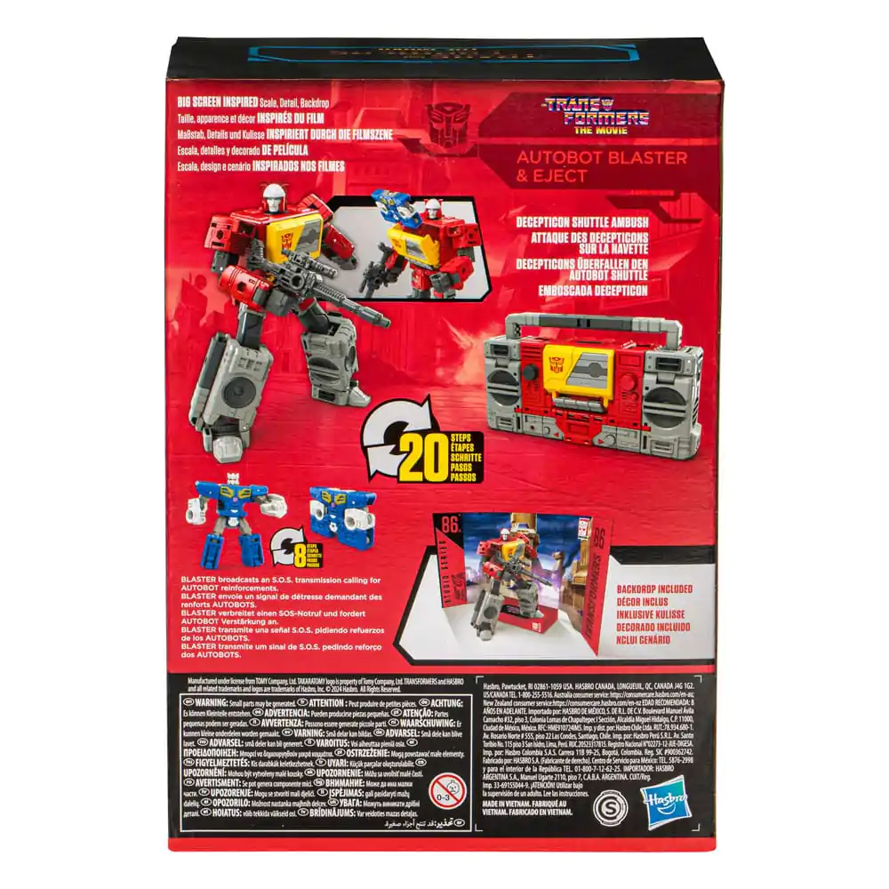 The Transformers: The Movie Generations Studio Series Voyager Class akcijska figura Autobot Blaster & Eject 16 cm fotografija izdelka