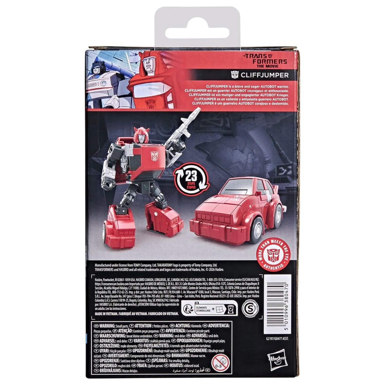 The Transformers: The Movie Studio Series Deluxe Class akcijska figura Cliffjumper 10 cm fotografija izdelka