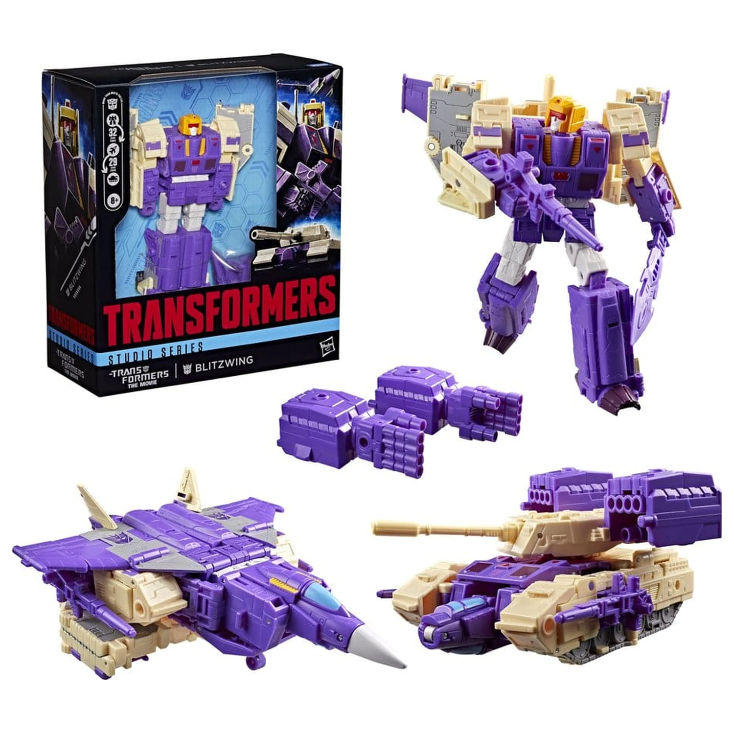 The Transformers: The Movie Studio Series Leader Class akcijska figura Blitzwing 18 cm fotografija izdelka