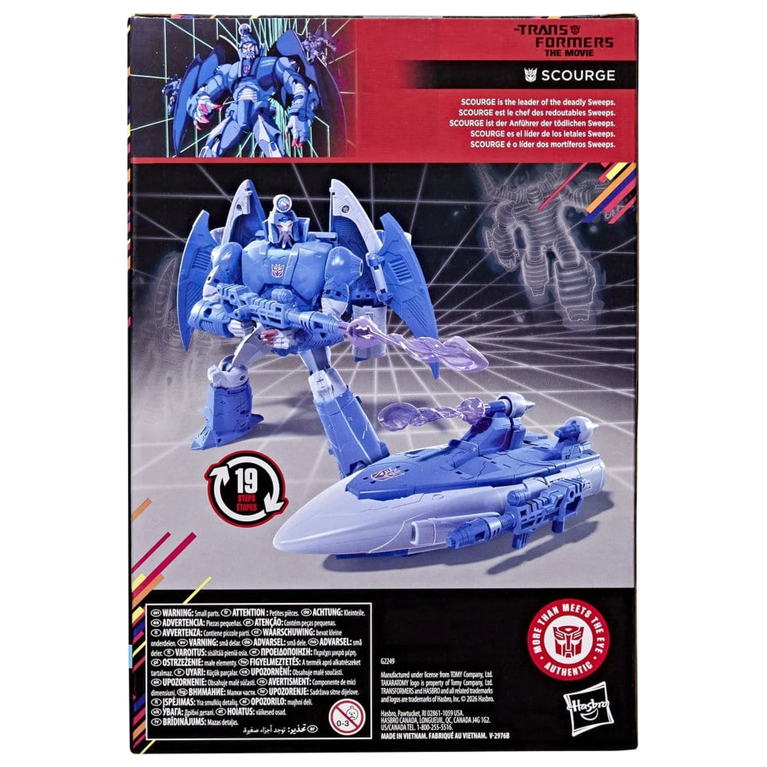 The Transformers: The Movie Studio Series Voyager Class Action Figure MTMTE Collection: Scourge 17 cm fotografija izdelka