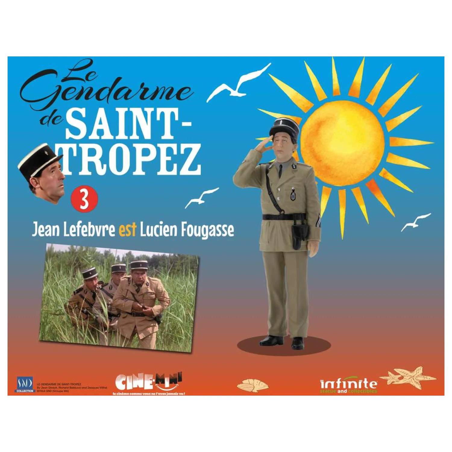 The Troops of St. Tropez Lucien Fougasse figurica 10cm fotografija izdelka