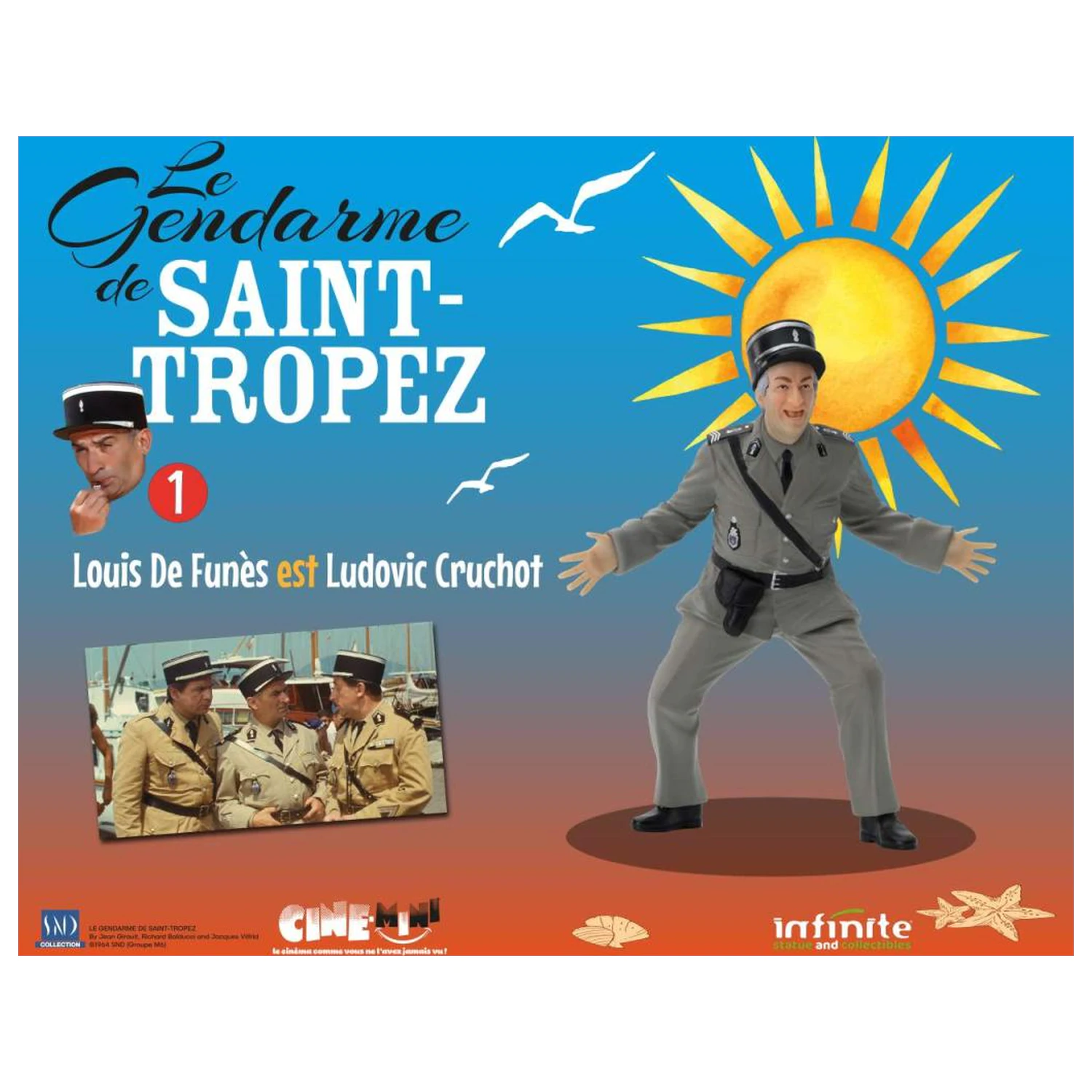 The Troops of St. Tropez Ludovic Cruchot figura 10cm fotografija izdelka