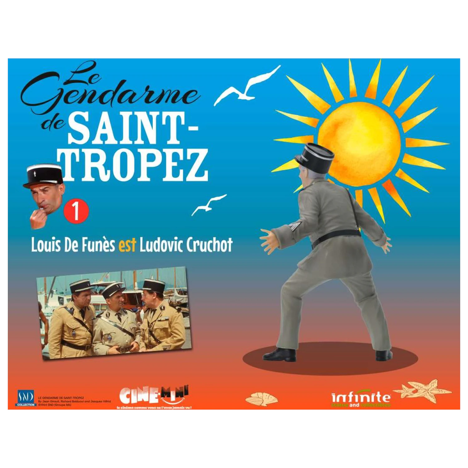 The Troops of St. Tropez Ludovic Cruchot figura 10cm fotografija izdelka