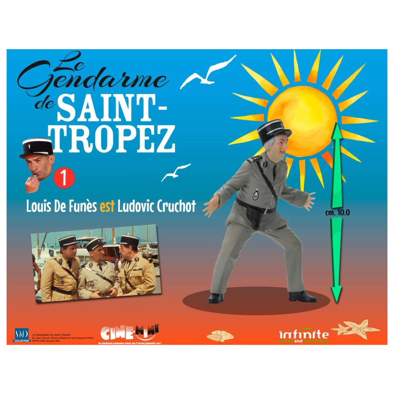 The Troops of St. Tropez Ludovic Cruchot figura 10cm fotografija izdelka