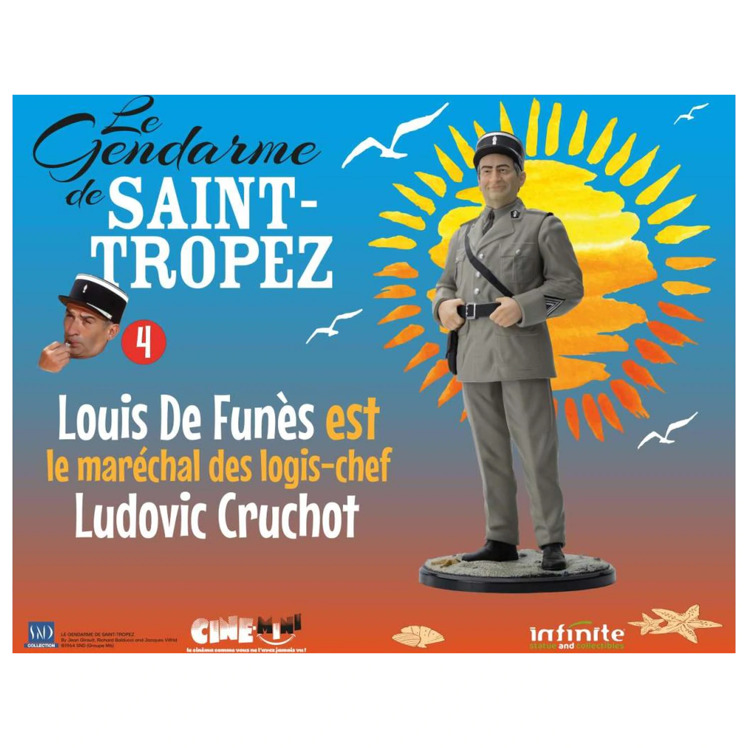 The Troops of St. Tropez Ludovic Cruchot figura 16 cm fotografija izdelka