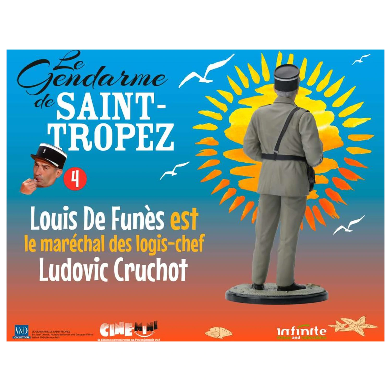 The Troops of St. Tropez Ludovic Cruchot figura 16 cm fotografija izdelka
