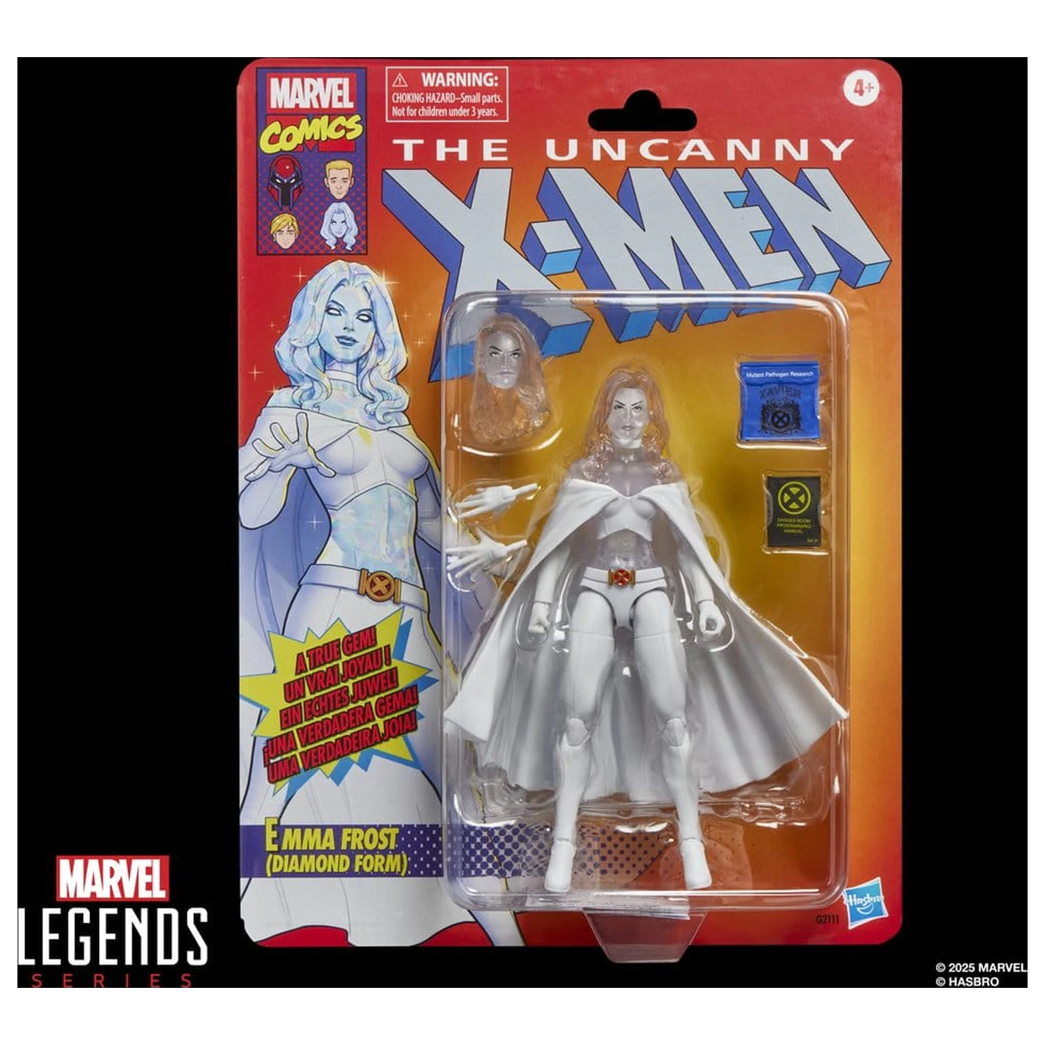The Uncanny X-Men Marvel Legends akcijska figura Emma Frost (Diamond Form) 15 cm fotografija izdelka