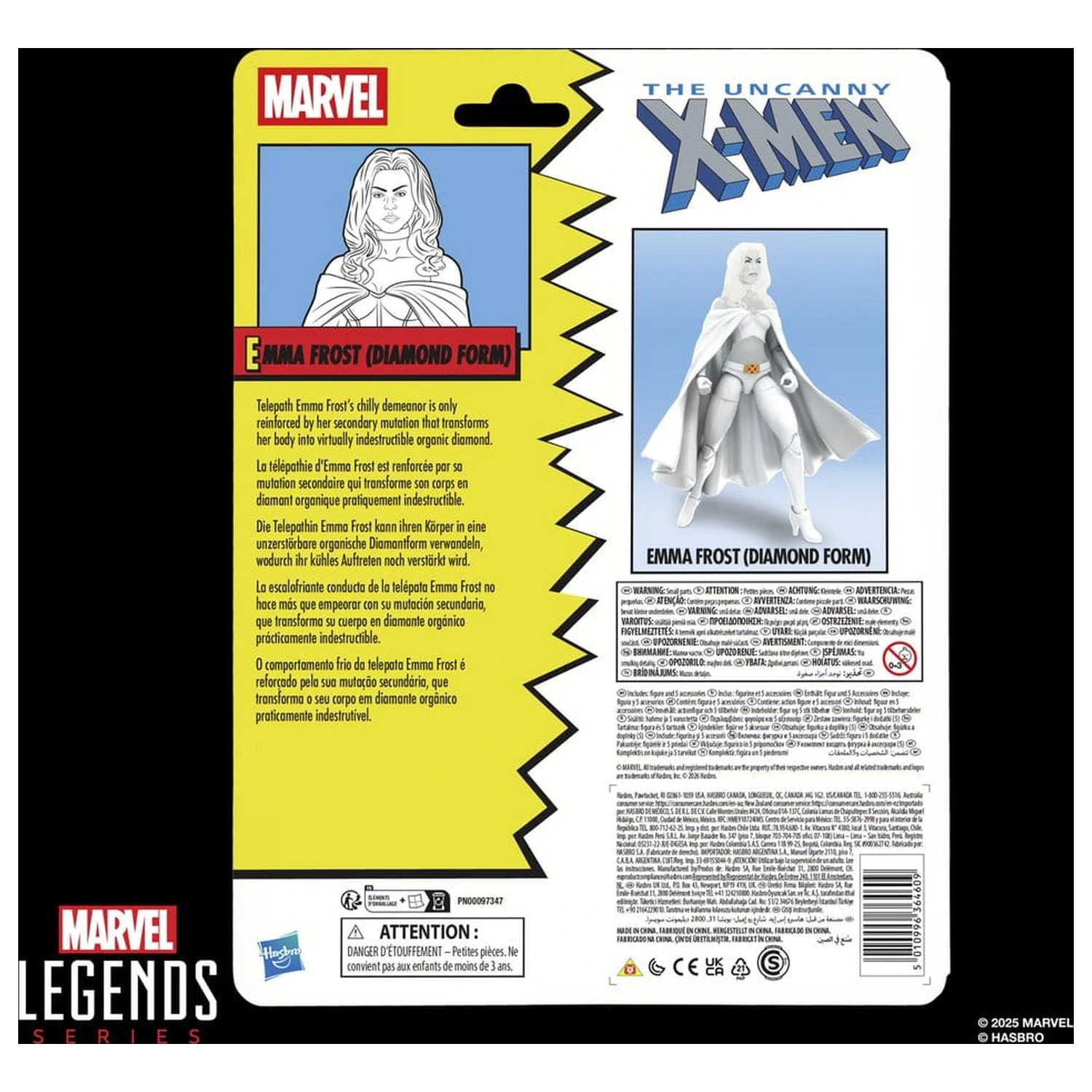 The Uncanny X-Men Marvel Legends akcijska figura Emma Frost (Diamond Form) 15 cm fotografija izdelka