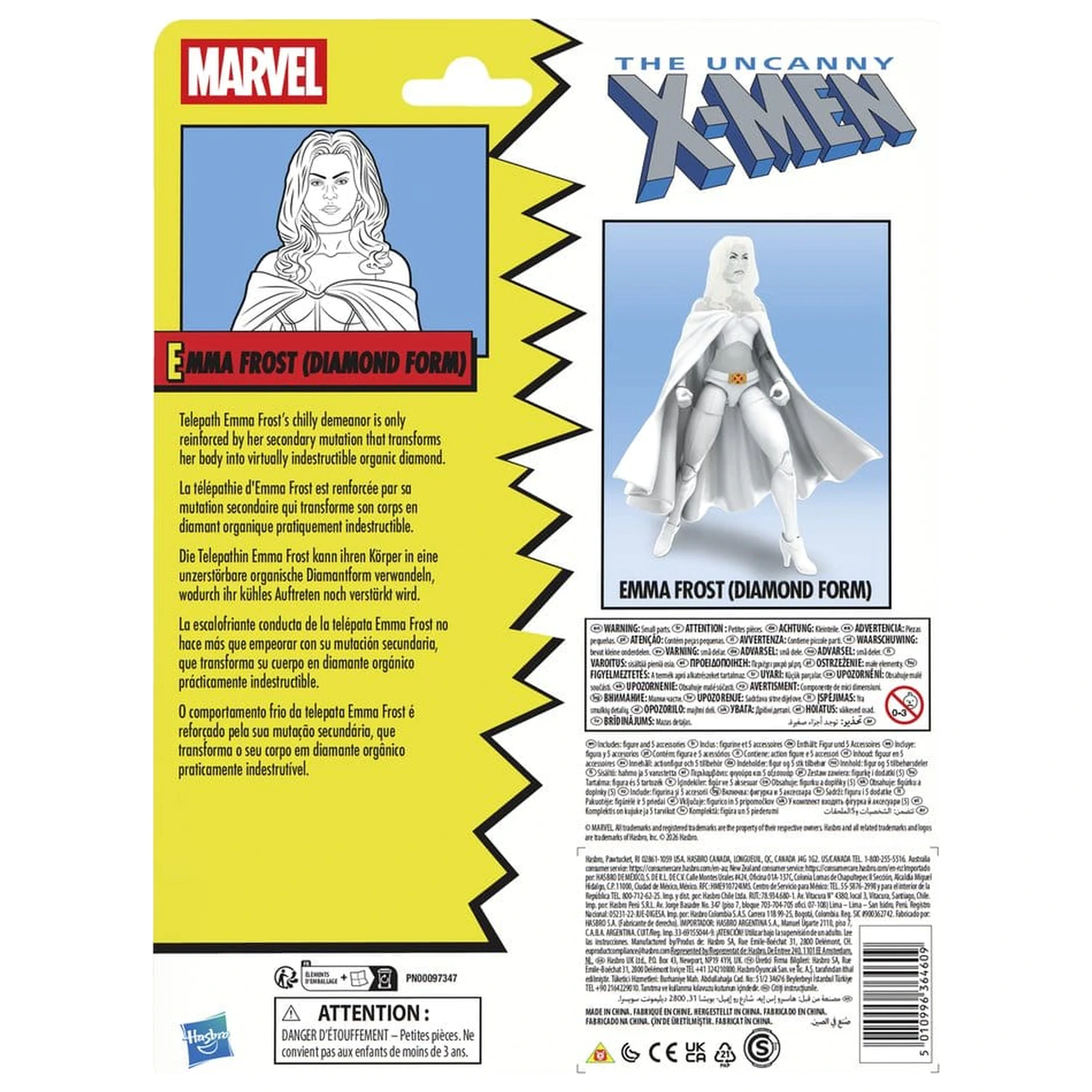The Uncanny X-Men Marvel Legends akcijska figura Emma Frost (Diamond Form) 15 cm fotografija izdelka