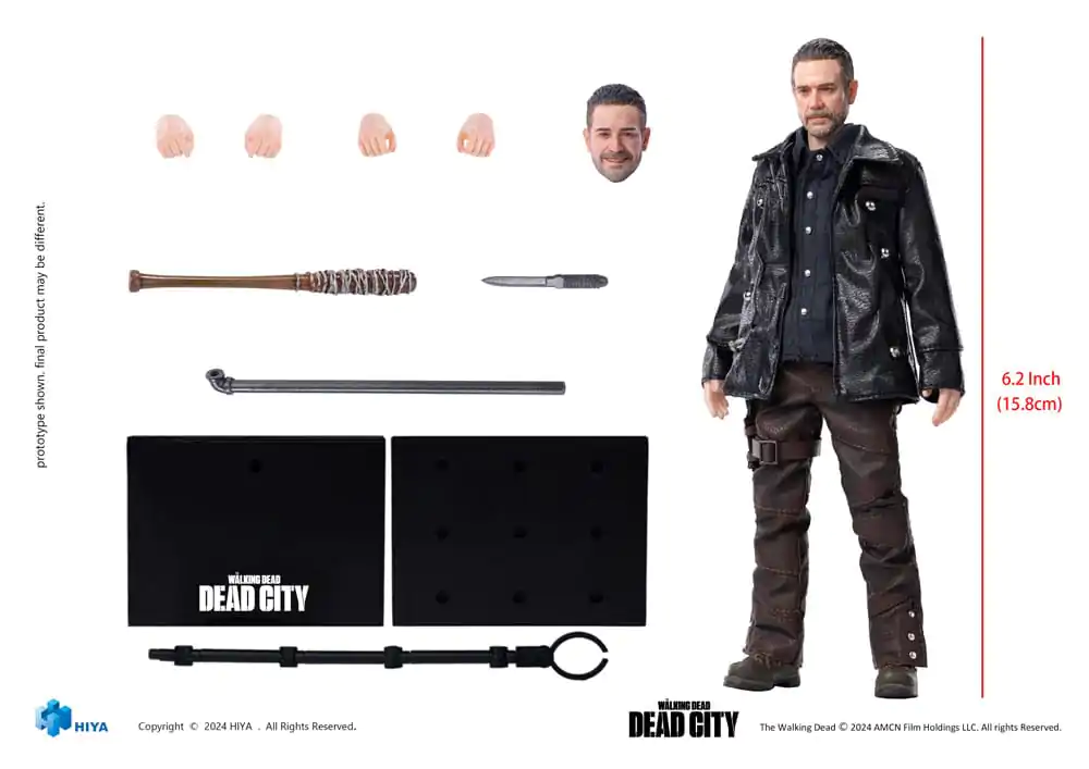 The Walking Dead: Dead City Exquisite Super Series Akcijska figura 1/12 Negan 16 cm fotografija izdelka