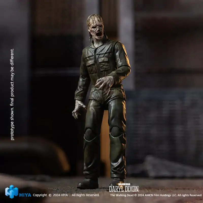 The Walking Dead Exquisite Mini akcijska figura 1/18 Daryl Dixon Dark Eyes Walker 11 cm fotografija izdelka