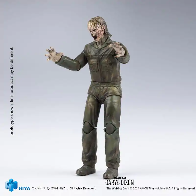 The Walking Dead Exquisite Mini akcijska figura 1/18 Daryl Dixon Dark Eyes Walker 11 cm fotografija izdelka