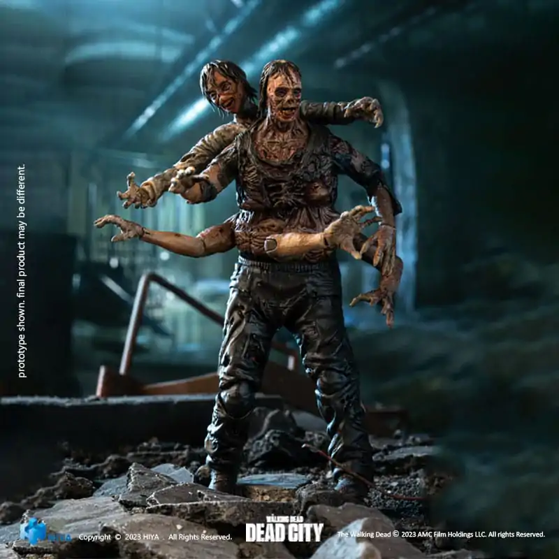 The Walking Dead Exquisite Mini Akcijska Figura 1/18 Dead City Walker King 11 cm fotografija izdelka