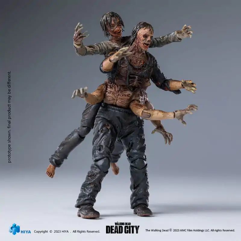 The Walking Dead Exquisite Mini Akcijska Figura 1/18 Dead City Walker King 11 cm fotografija izdelka