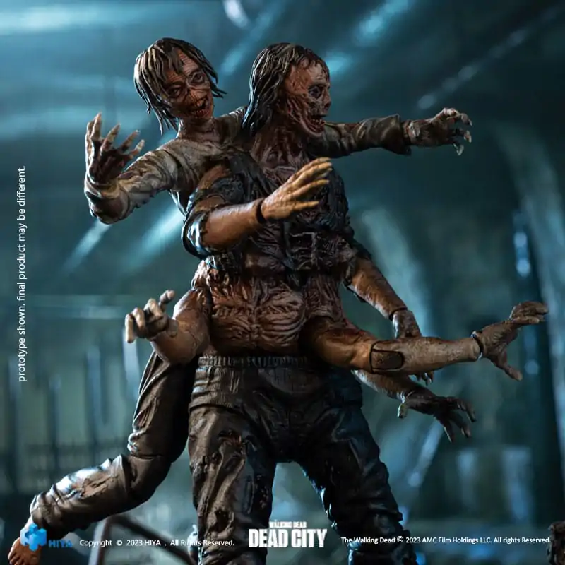 The Walking Dead Exquisite Mini Akcijska Figura 1/18 Dead City Walker King 11 cm fotografija izdelka