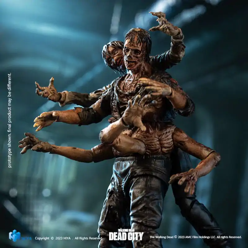 The Walking Dead Exquisite Mini Akcijska Figura 1/18 Dead City Walker King 11 cm fotografija izdelka