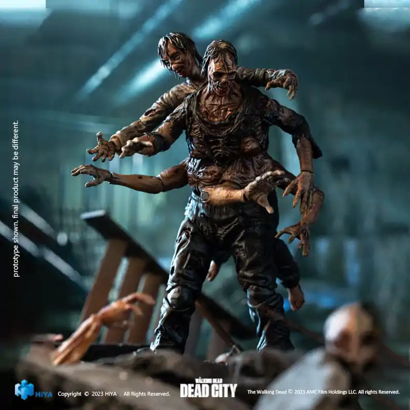 The Walking Dead Exquisite Mini Akcijska Figura 1/18 Dead City Walker King 11 cm fotografija izdelka