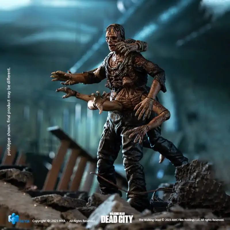 The Walking Dead Exquisite Mini Akcijska Figura 1/18 Dead City Walker King 11 cm fotografija izdelka