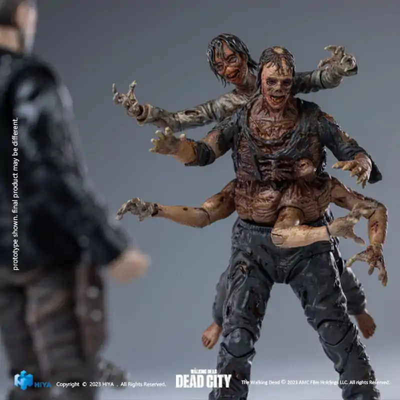 The Walking Dead Exquisite Mini Akcijska Figura 1/18 Dead City Walker King 11 cm fotografija izdelka