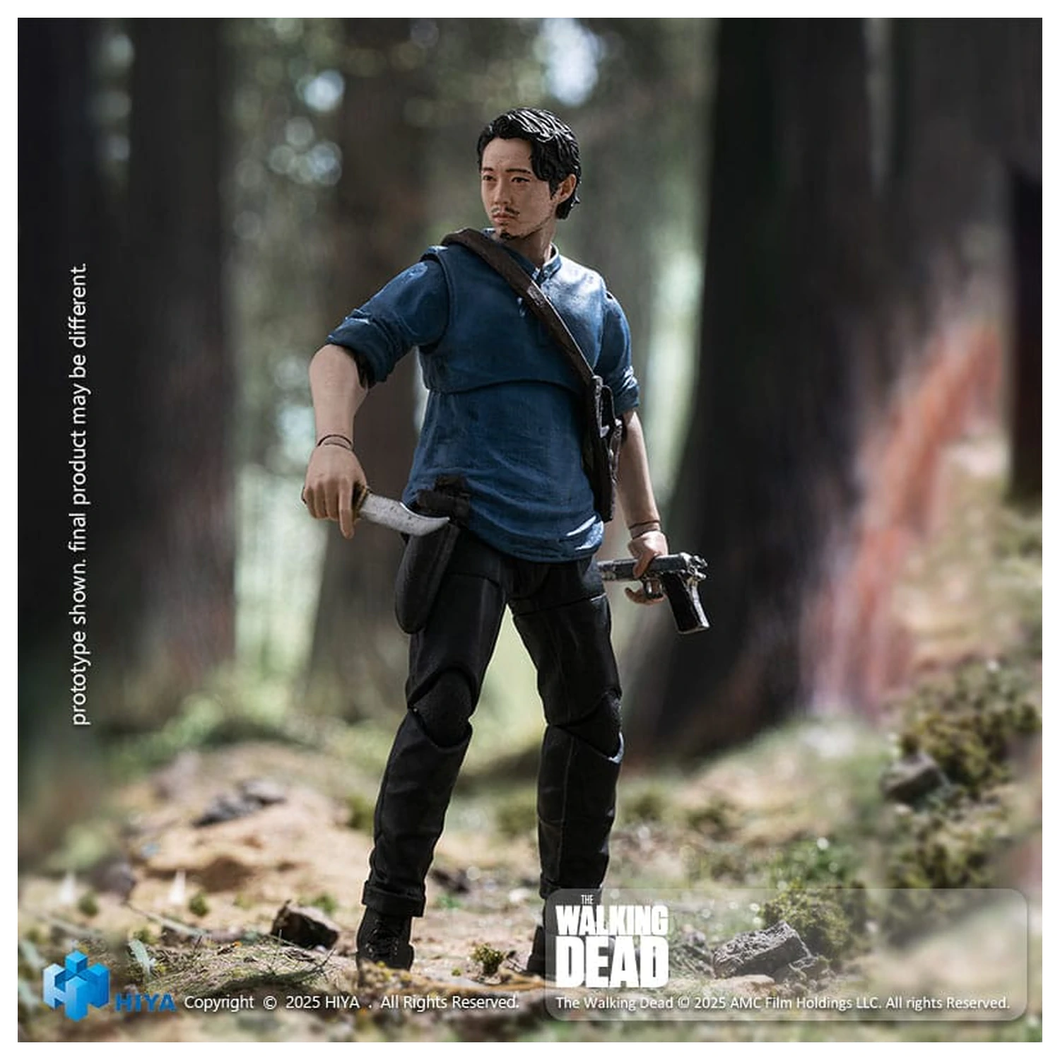The Walking Dead Exquisite Mini Series Akcijska figura 1/18 Glenn 11 cm fotografija izdelka