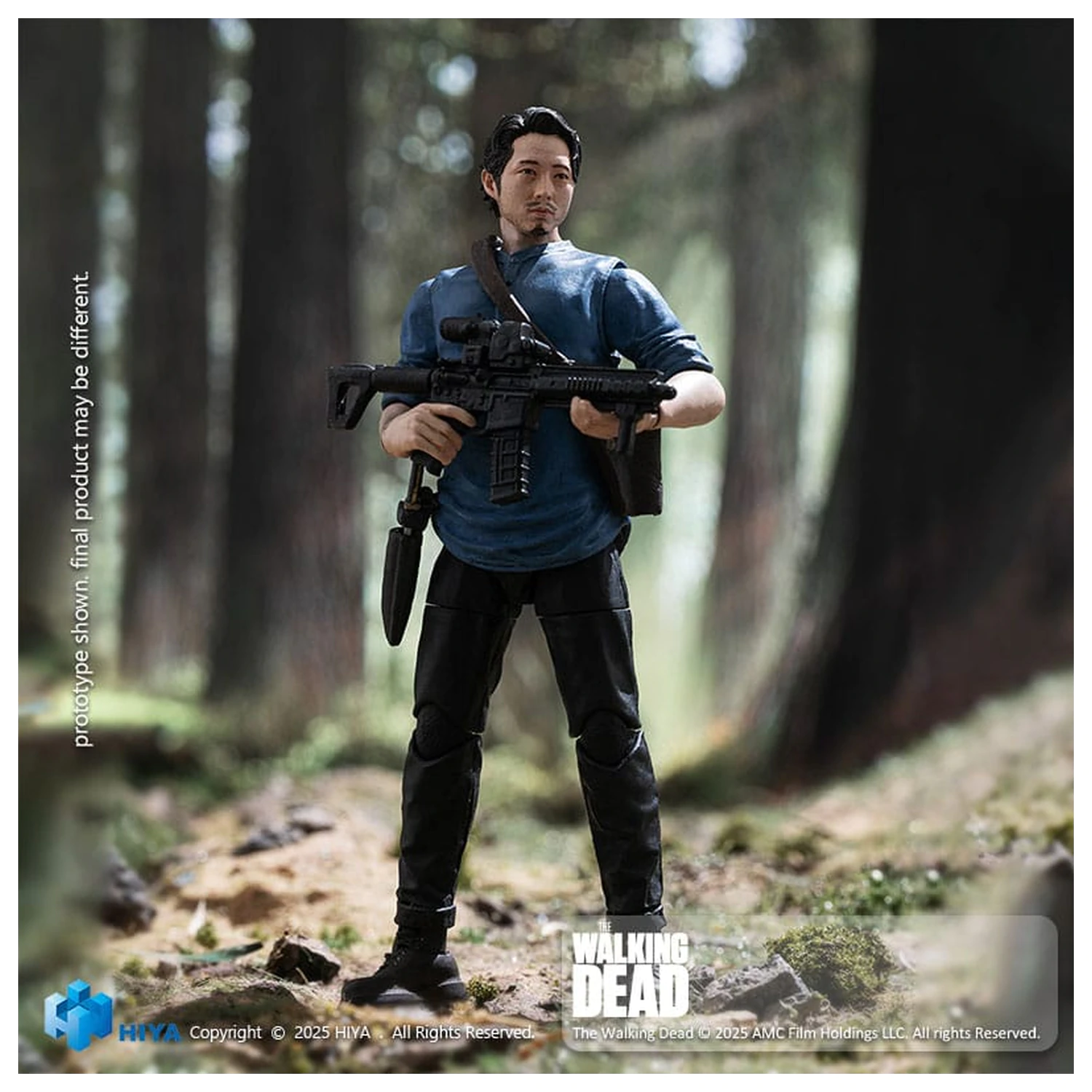 The Walking Dead Exquisite Mini Series Akcijska figura 1/18 Glenn 11 cm fotografija izdelka