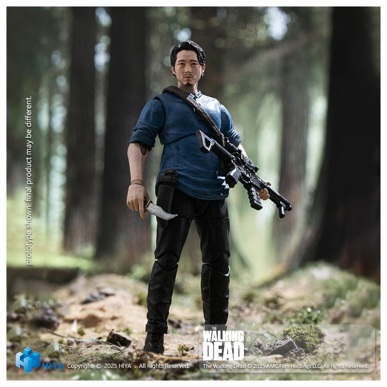 The Walking Dead Exquisite Mini Series Akcijska figura 1/18 Glenn 11 cm fotografija izdelka