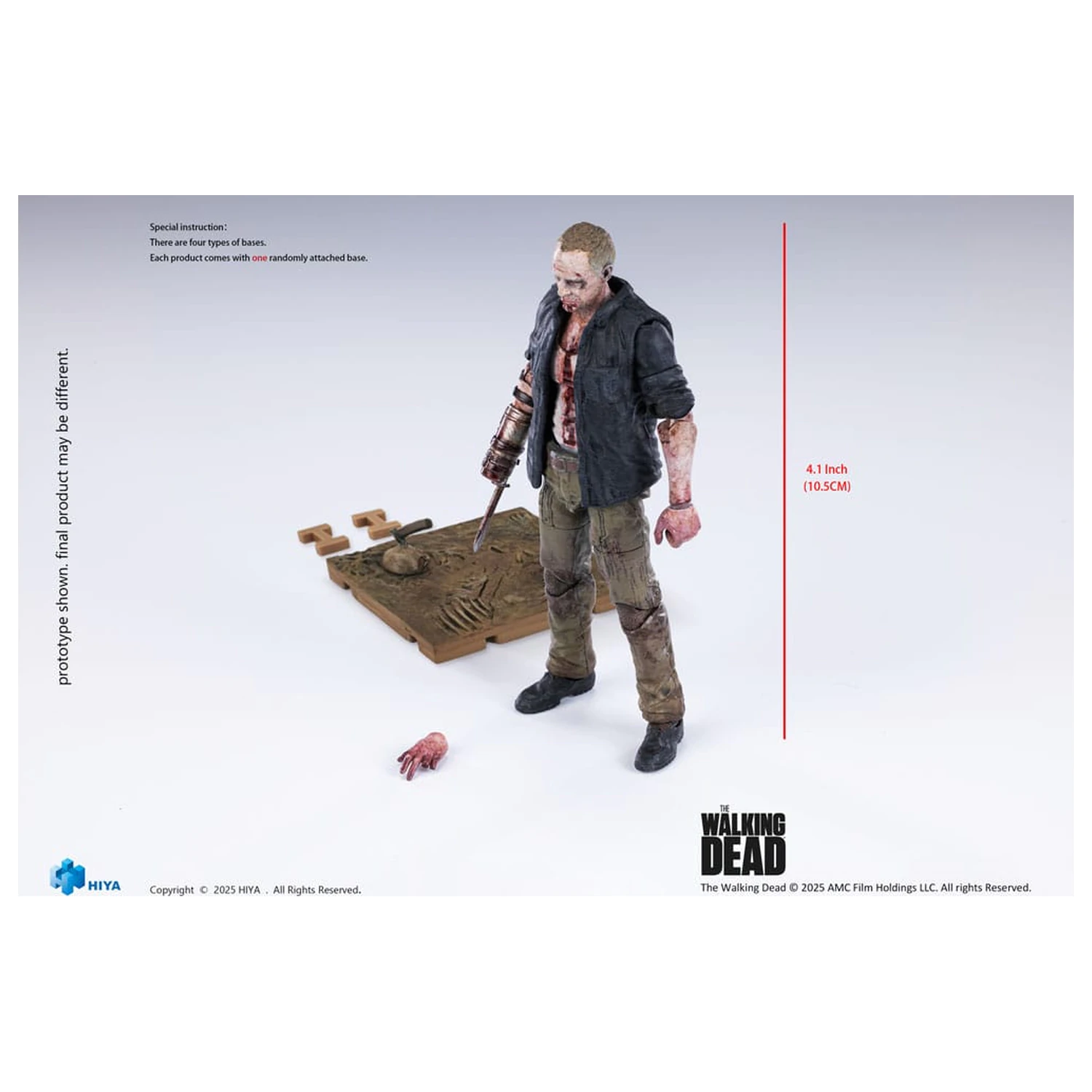The Walking Dead Exquisite Mini Series Akcijska figura 1/18 Merle 11 cm fotografija izdelka