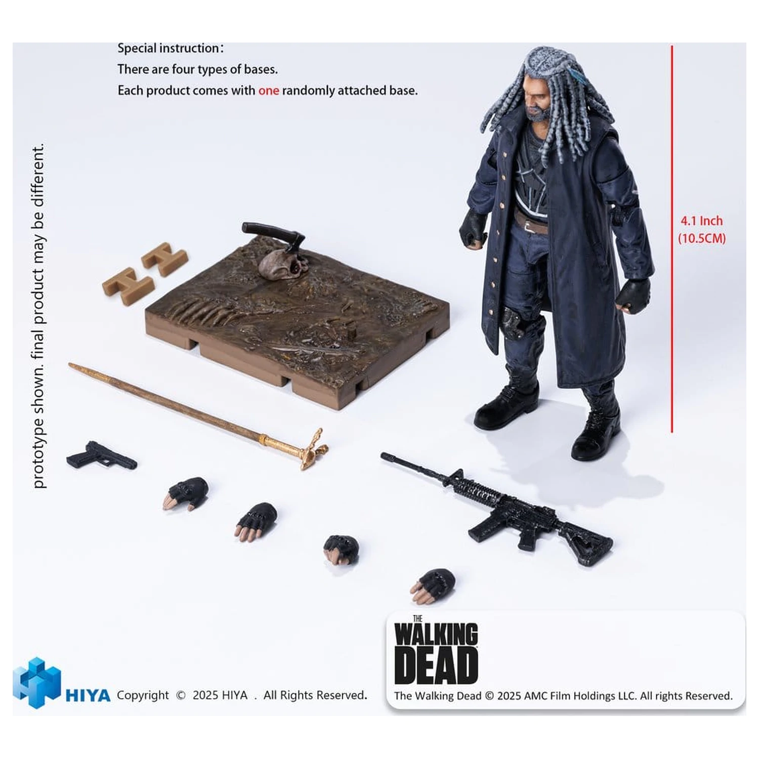 The Walking Dead Exquisite Mini Series akcijska figura 1/18 Ezekiel 11 cm fotografija izdelka