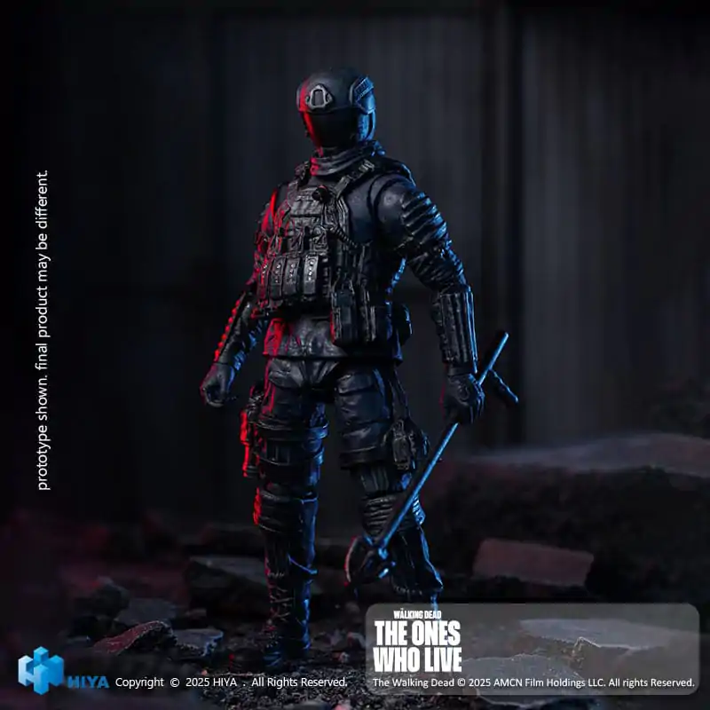 The Walking Dead: The Ones Who Lived Exquisite Mini akcijska figura 1/18 CRM Vojak 10 cm fotografija izdelka