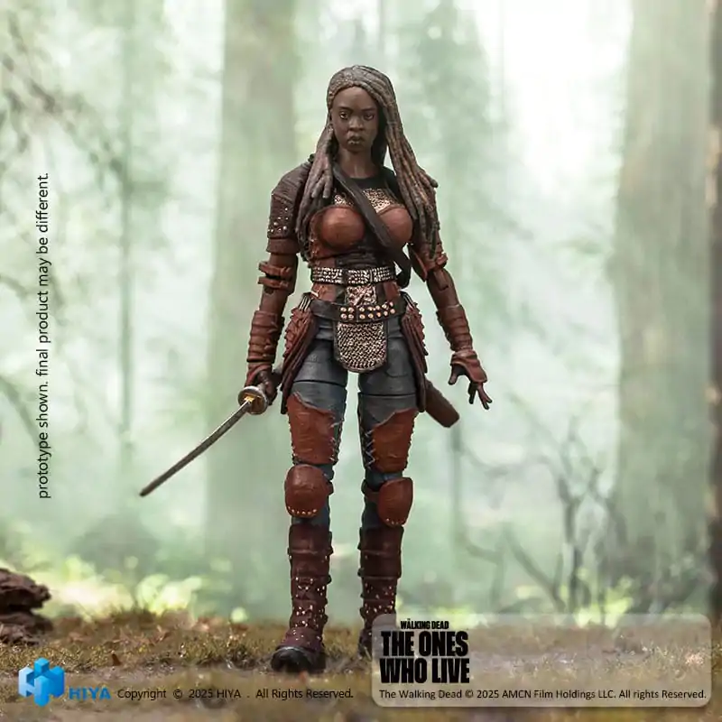 The Walking Dead: The Ones Who Lived Exquisite Mini akcijska figura 1/18 Michonne 10 cm fotografija izdelka