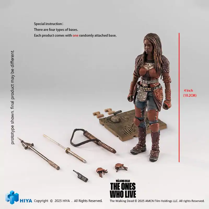 The Walking Dead: The Ones Who Lived Exquisite Mini akcijska figura 1/18 Michonne 10 cm fotografija izdelka