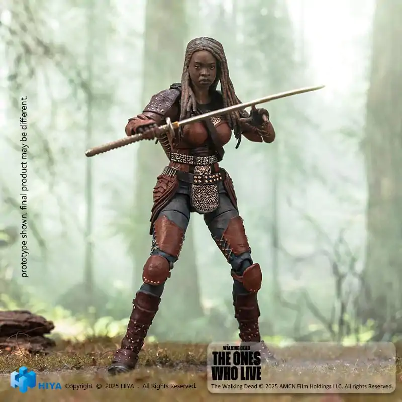 The Walking Dead: The Ones Who Lived Exquisite Mini akcijska figura 1/18 Michonne 10 cm fotografija izdelka