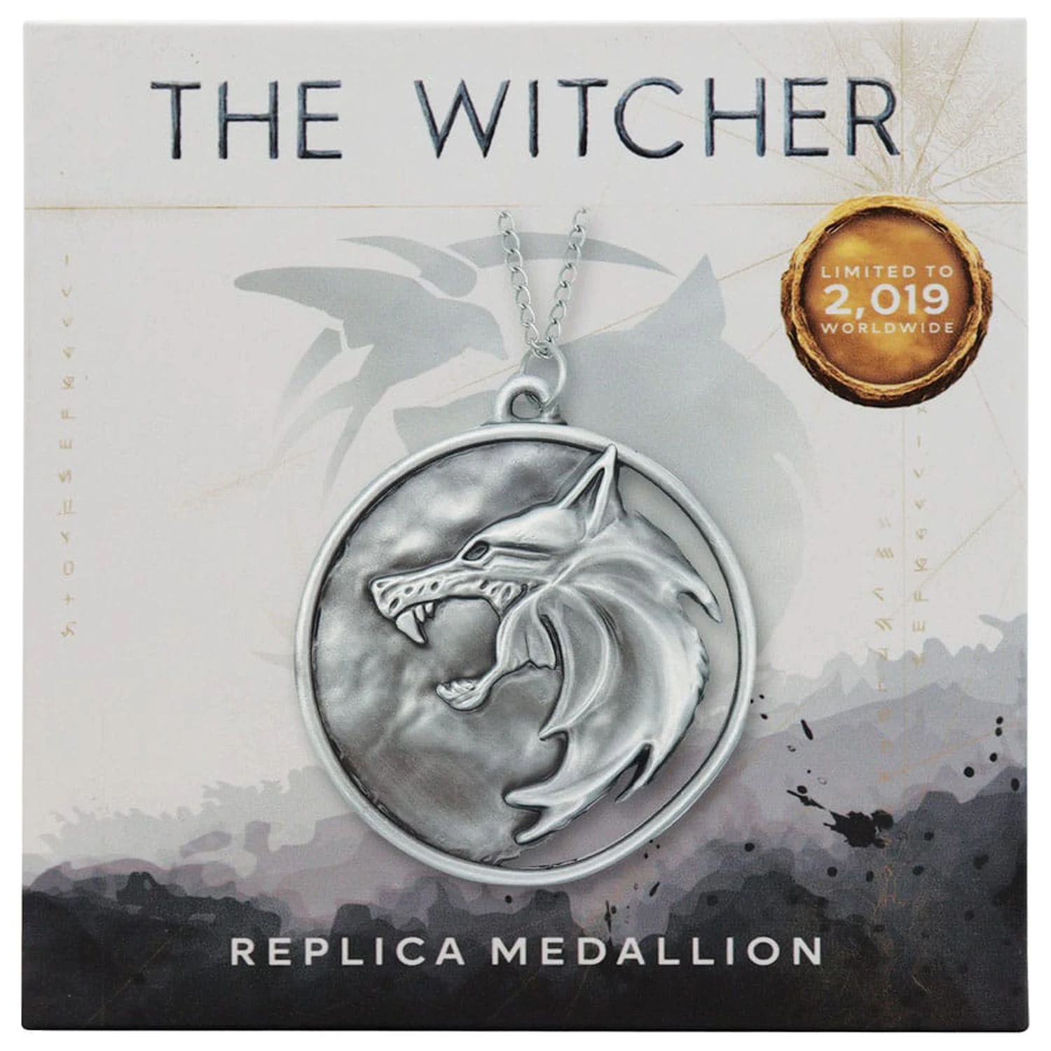 The Witcher Replika 1/1 ogrlica Geraltov medaljon fotografija izdelka
