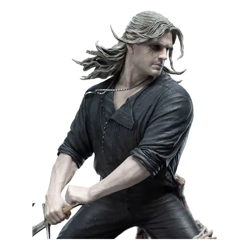 Kip The Witcher 1/4 Geralt Beli Volk 51 cm fotografija izdelka