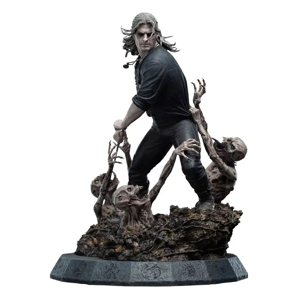 Kip The Witcher 1/4 Geralt Beli Volk 51 cm fotografija izdelka