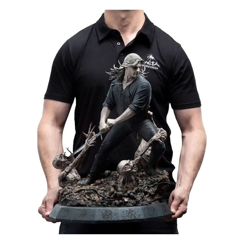 Kip The Witcher 1/4 Geralt Beli Volk 51 cm fotografija izdelka