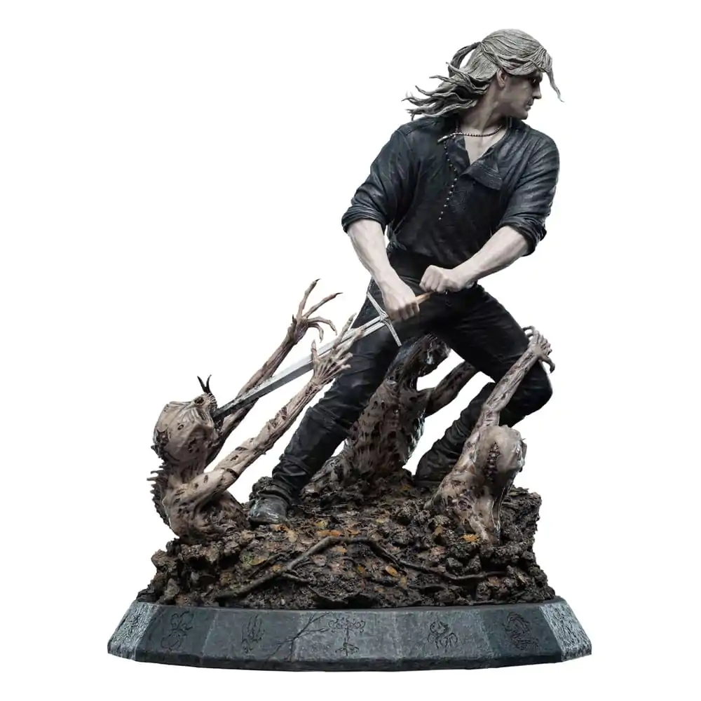 Kip The Witcher 1/4 Geralt Beli Volk 51 cm fotografija izdelka