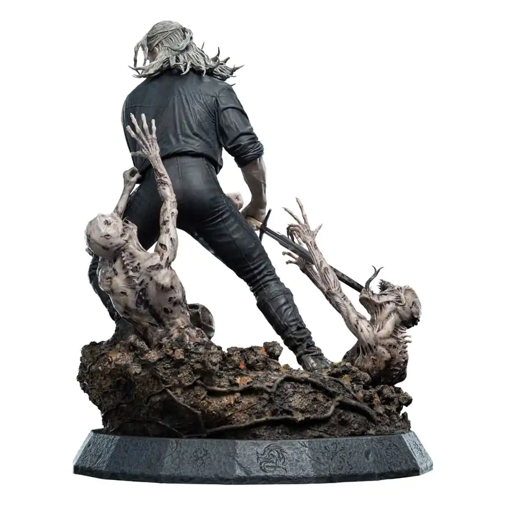 Kip The Witcher 1/4 Geralt Beli Volk 51 cm fotografija izdelka
