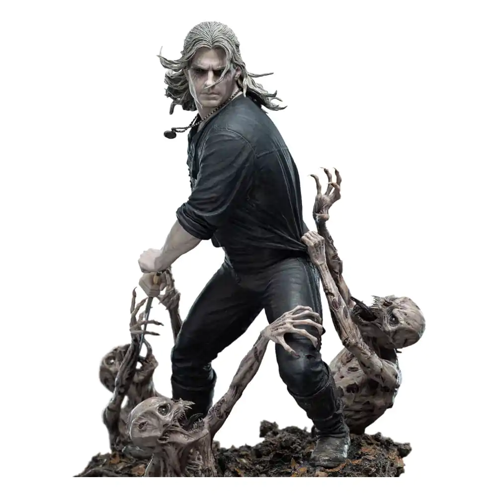 Kip The Witcher 1/4 Geralt Beli Volk 51 cm fotografija izdelka