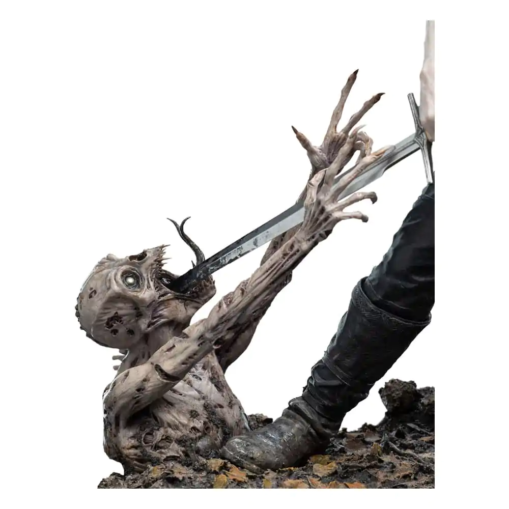 Kip The Witcher 1/4 Geralt Beli Volk 51 cm fotografija izdelka