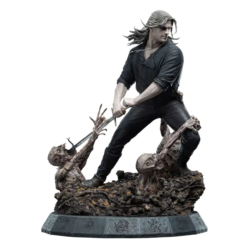 Kip The Witcher 1/4 Geralt Beli Volk 51 cm fotografija izdelka