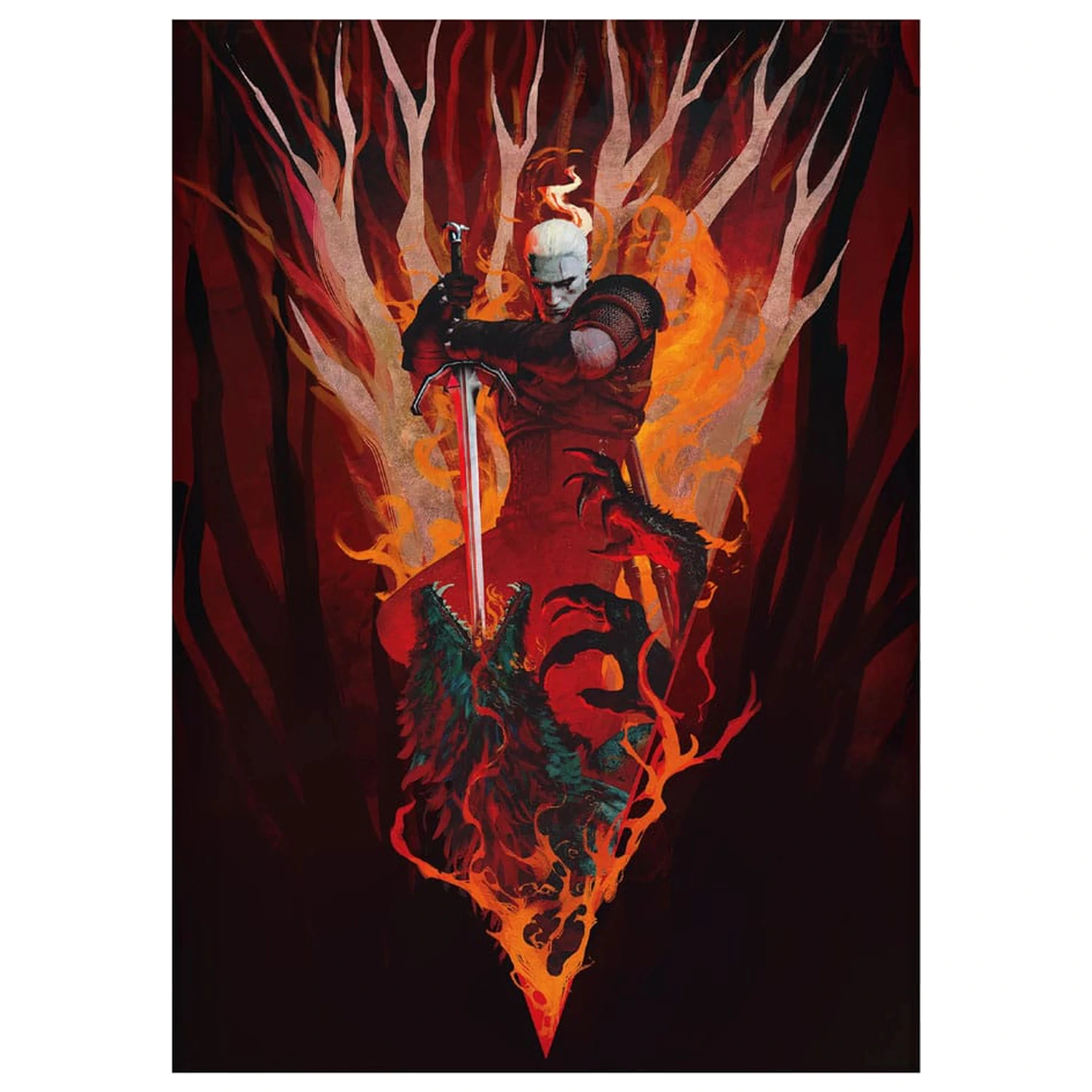 The Witcher Sestavljanke 10-paketna zbirka ob 10. obletnici (500 kosov) fotografija izdelka