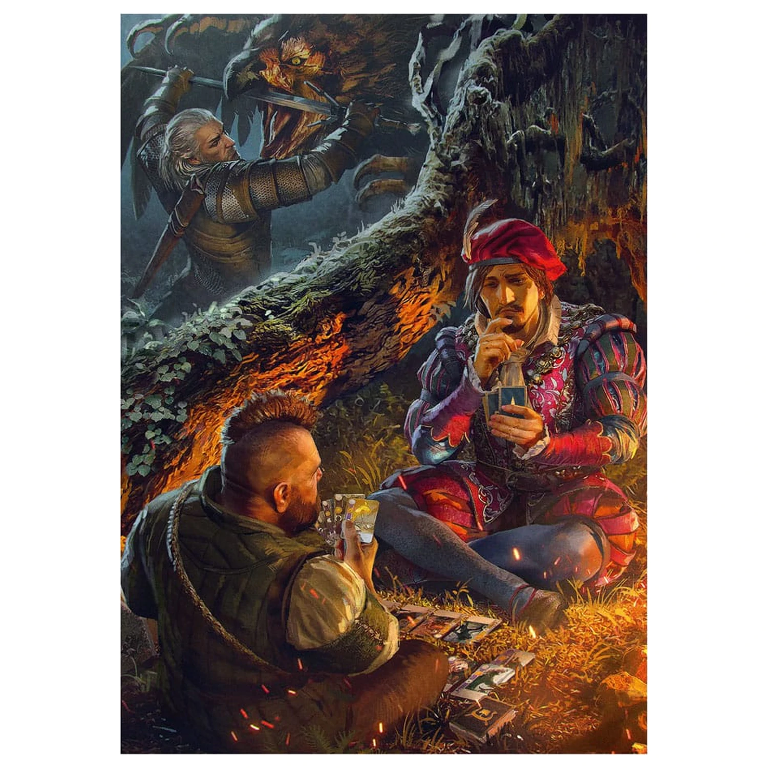 The Witcher Sestavljanke 10-paketna zbirka ob 10. obletnici (500 kosov) fotografija izdelka