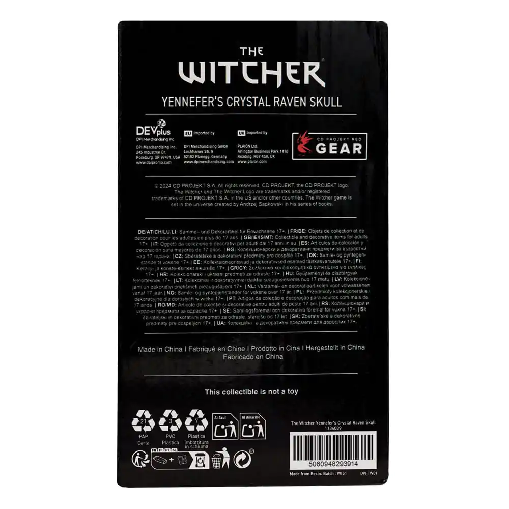 The Witcher 3 replika Crystal Skull 12 cm fotografija izdelka