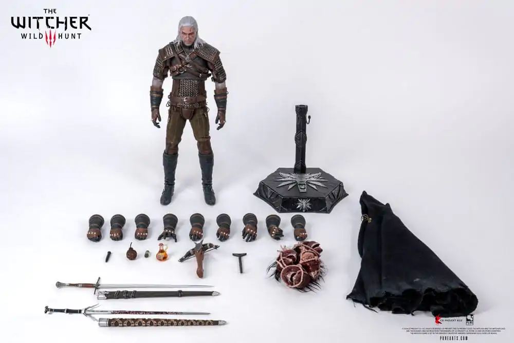 The Witcher 3: Wild Hunt Action Figura 1/6 Geralt of Rivia 30 cm fotografija izdelka