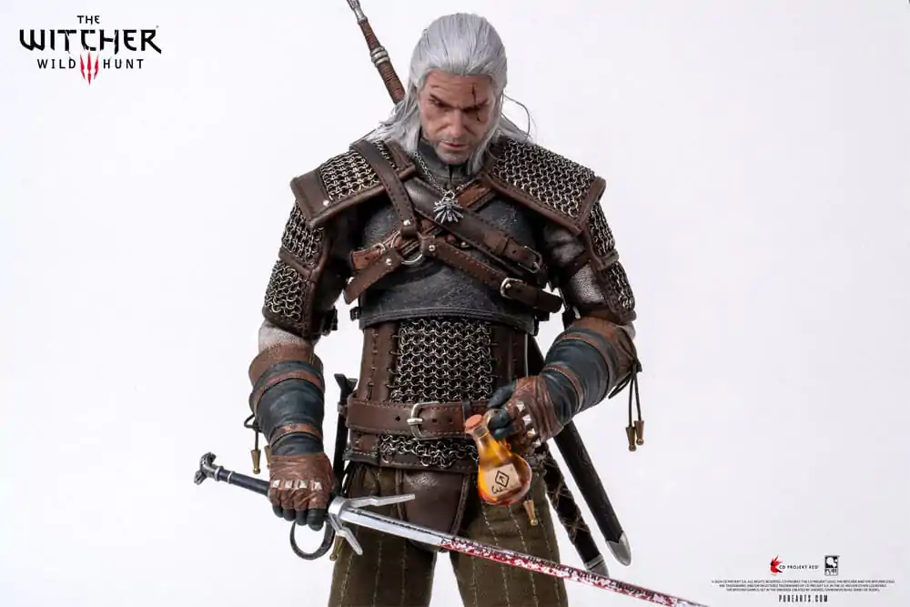 The Witcher 3: Wild Hunt Action Figura 1/6 Geralt of Rivia 30 cm fotografija izdelka